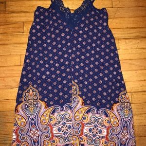 Blueshift dress By xhilaration Spaghetti Strap XL